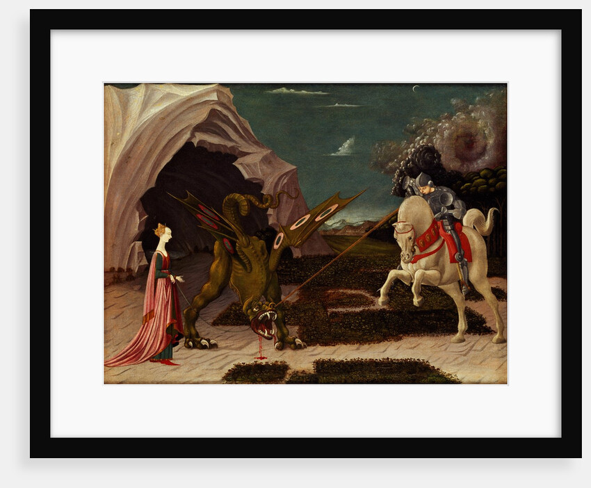 St. George and the Dragon, c.1470 by Paolo Uccello
