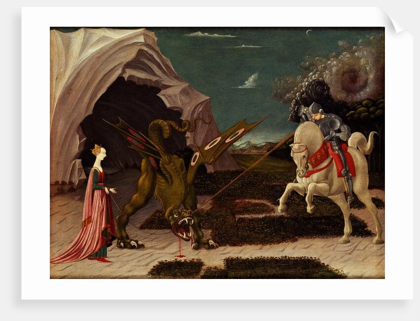 St. George and the Dragon, c.1470 by Paolo Uccello