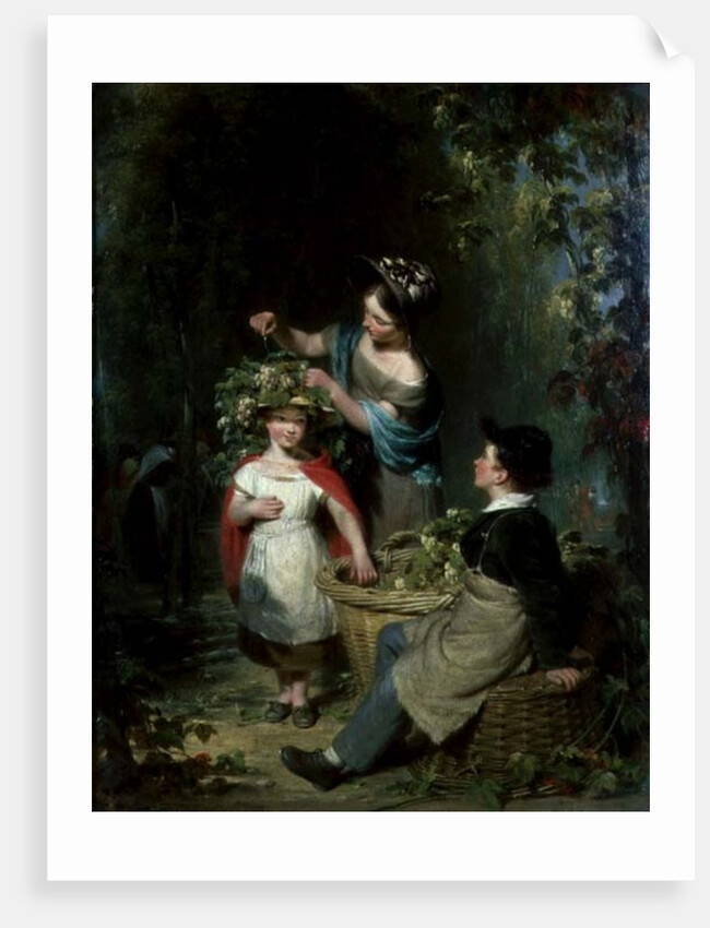 The Hop Garland, 1834 by William Frederick Witherington