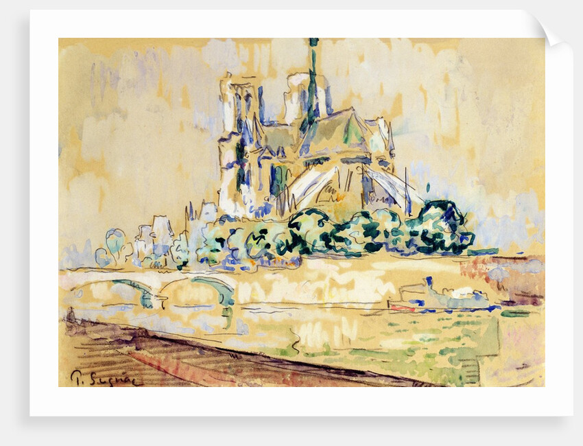 Notre Dame, 1885 by Paul Signac