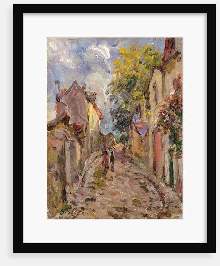 Village Street Scene by Alfred Sisley