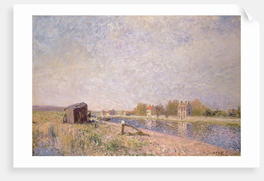 The Loing at Saint-Mammes, 1884 by Alfred Sisley