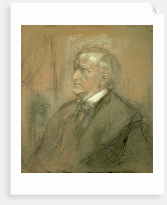 Portrait of Richard Wagner 1868 by Franz Seraph von Lenbach
