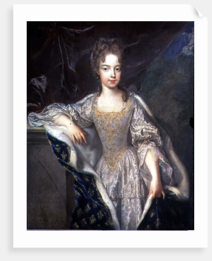 Portrait of Adelaide of Savoy 1697 by Francois de Troy