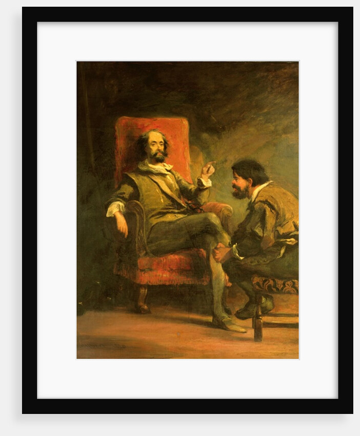 Don Quixote and Sancho Panza from Cervante's 'Don Quixote de la Mancha', 19th century by John Gilbert