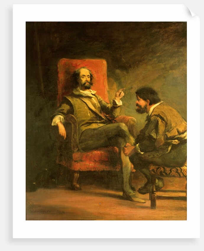 Don Quixote and Sancho Panza from Cervante's 'Don Quixote de la Mancha', 19th century by John Gilbert