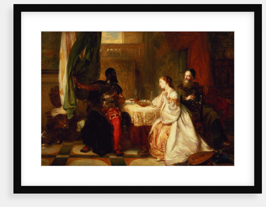 Othello Relating His Adventures to Desdemona, 1869 by Robert Alexander Hillingford