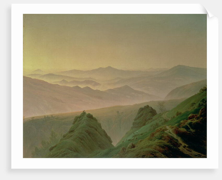 Morning in the Mountains by Caspar David Friedrich