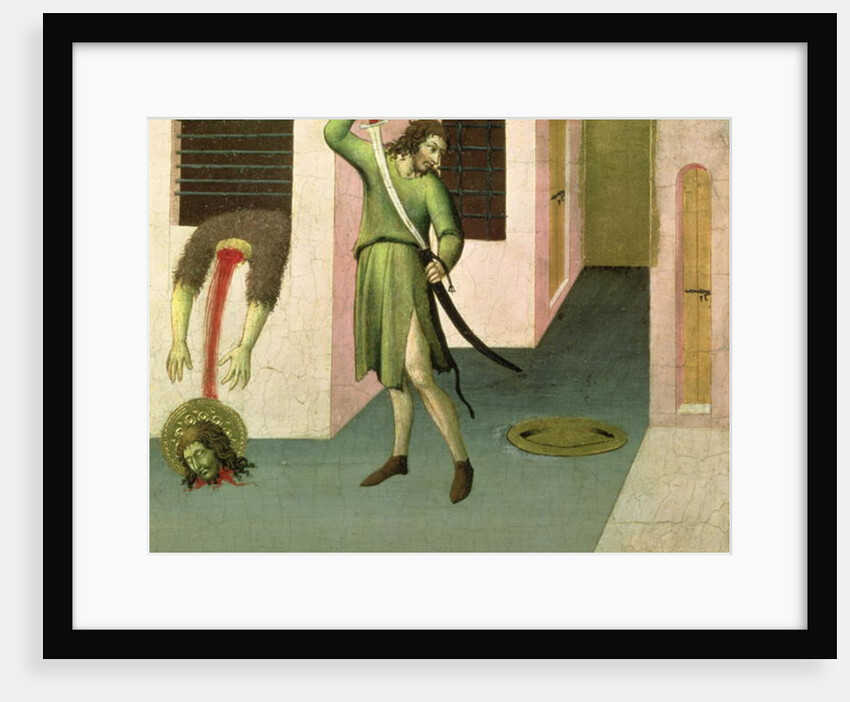 The Beheading of St. John the Baptist by Sano di also Ansano di Pietro di Mencio Pietro
