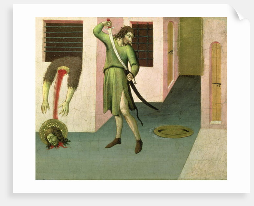 The Beheading of St. John the Baptist by Sano di also Ansano di Pietro di Mencio Pietro