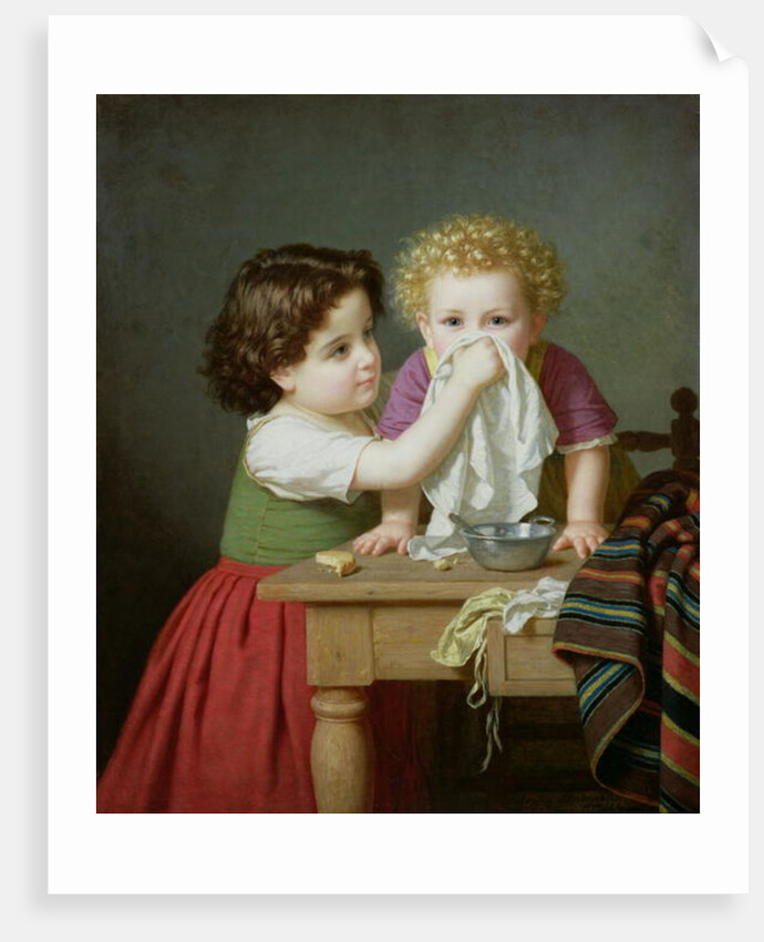 Motherly Instinct, 1872 by Amalia Lindegren
