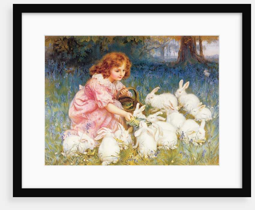 Feeding the Rabbits by Frederick Morgan
