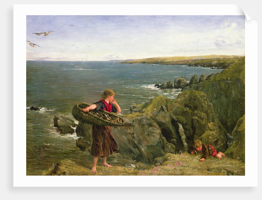 Mushroom Gatherers, 19th century by James Clarke Hook