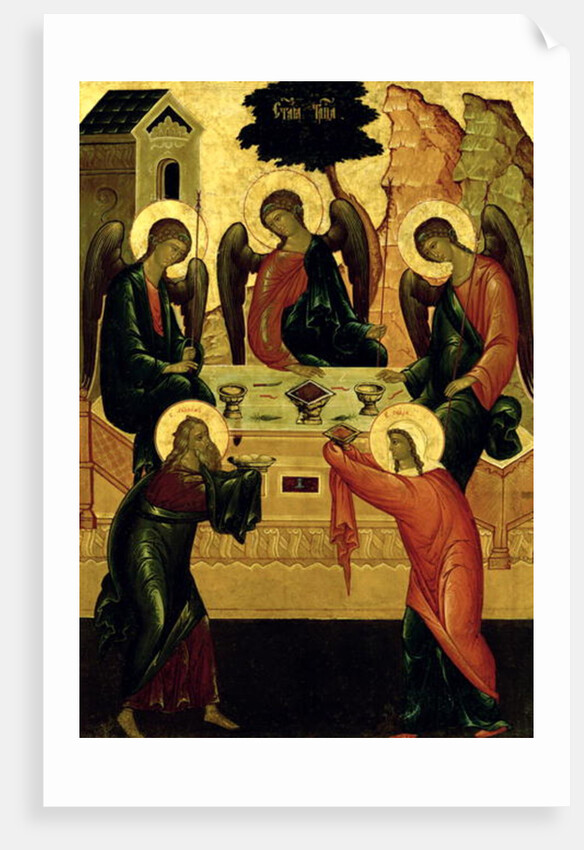 The Holy Trinity, Novgorod School, 15th century by Novgorod School