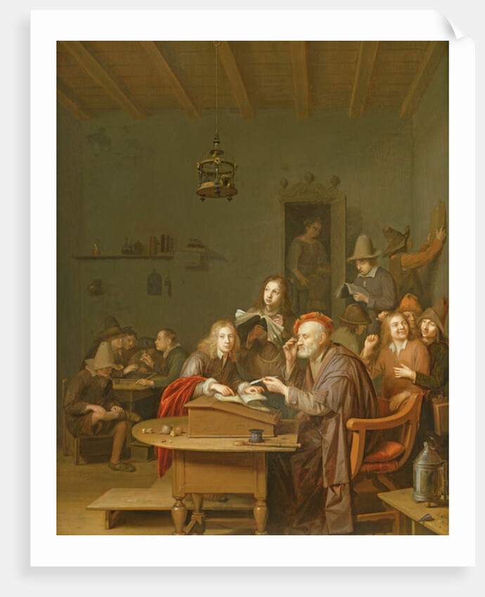 Interior of a School Room by Pieter Harmansz Verelst