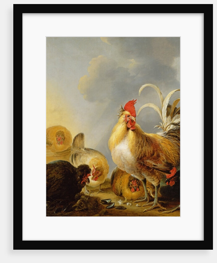 A Group of Farmyard Fowl, 1643 by Gysbert Hondecoeter