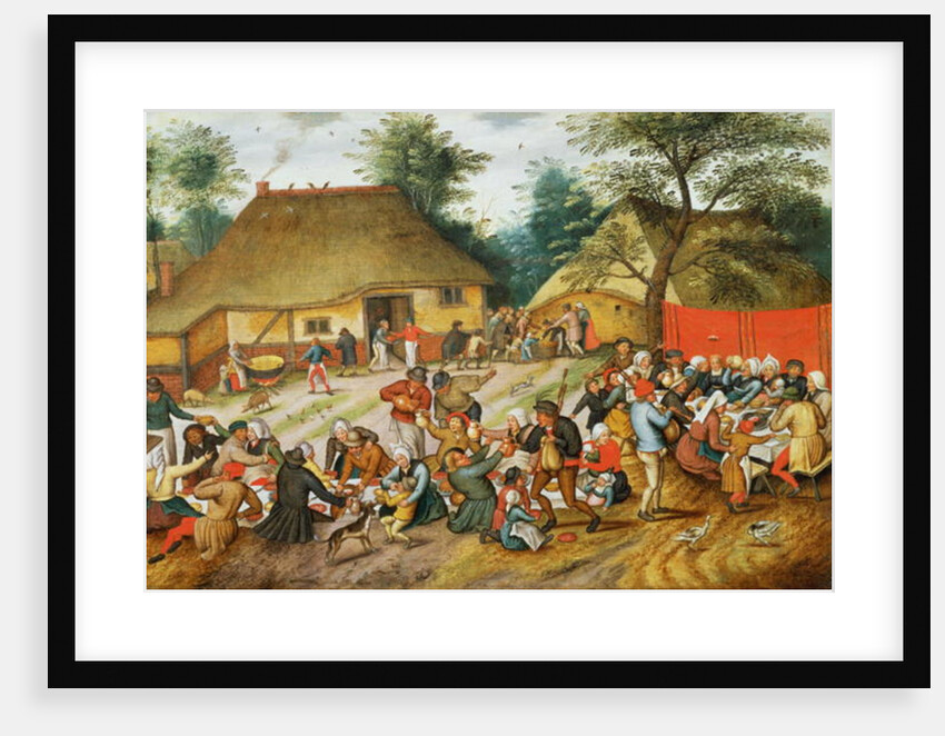 Wedding Feast by Pieter the Younger Brueghel