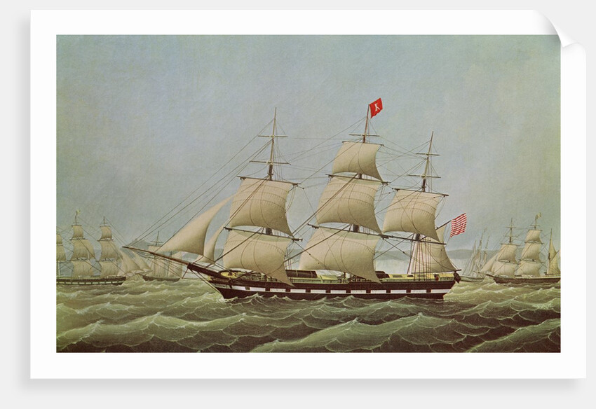 Full-rigged Ship `Bremerhaven' ex 'Rochester' by Anonymous Anonymous