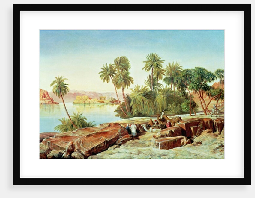 Philae on the Nile by Edward Lear