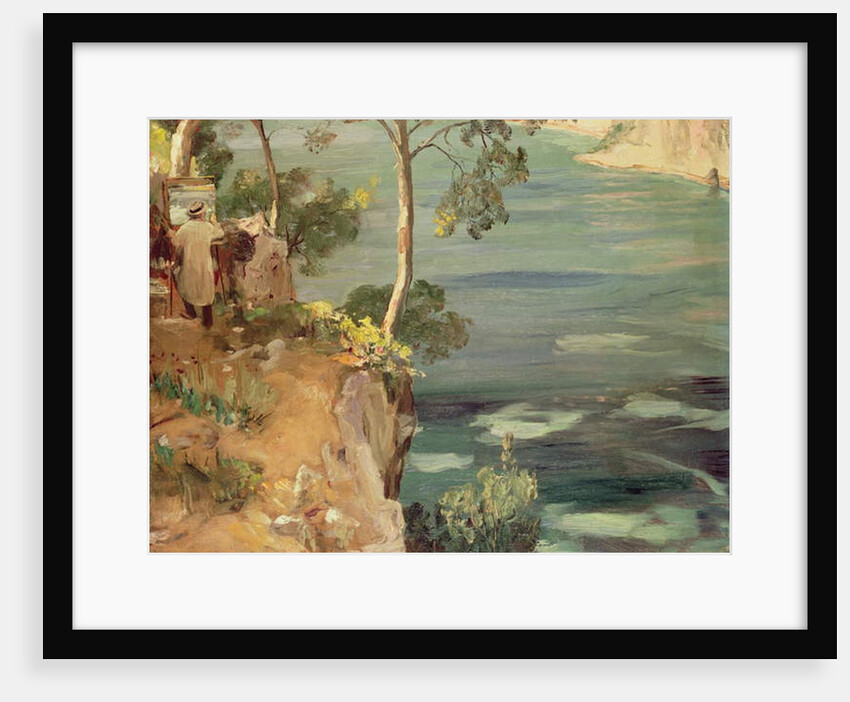 The Blue Bay: Mr Churchill on the Riviera by John Lavery