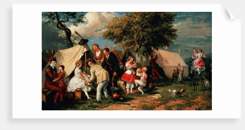 The Acrobats' Camp, Epsom Downs by William Parrott