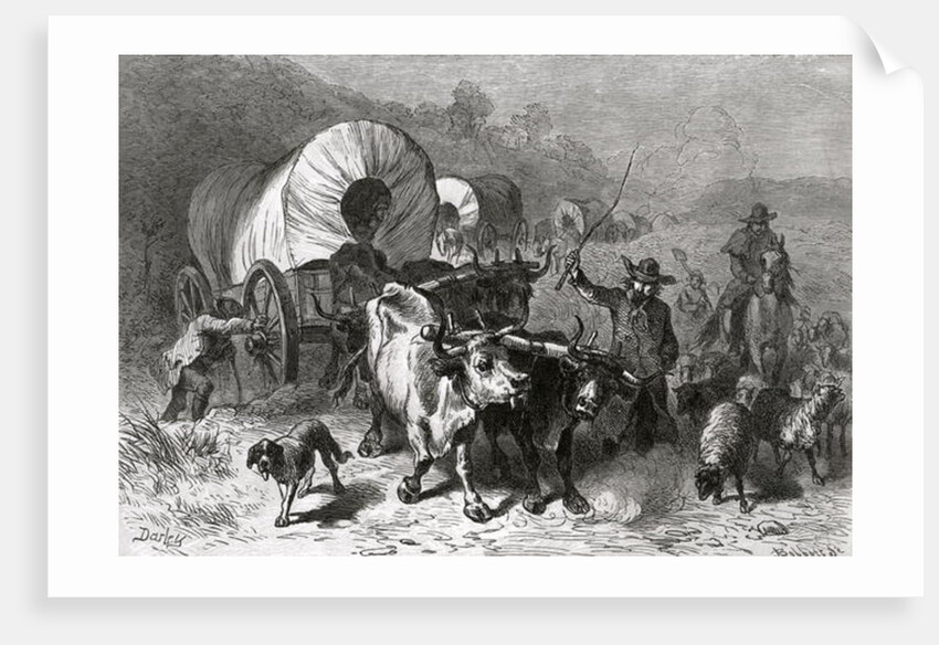 Emigration to the Western Country by Felix Octavius Carr (after) Darley