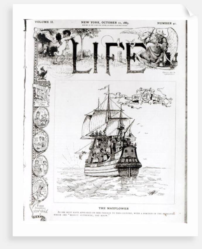 The Mayflower by American School