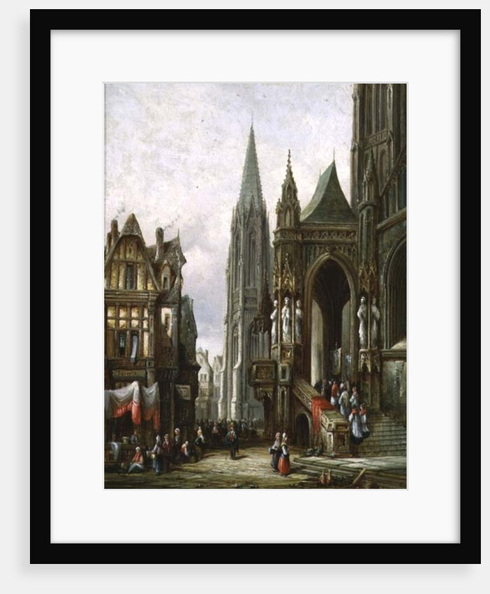Ecclesiastical Procession Entering a Cathedral by Henry Thomas Schafer