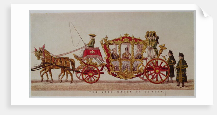 The Lord Mayor of London, 1853 by English School