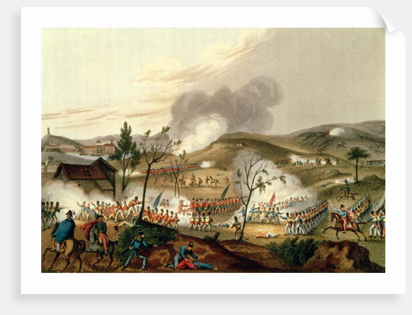 The Battle of Waterloo, 18 June 1815 by William Heath