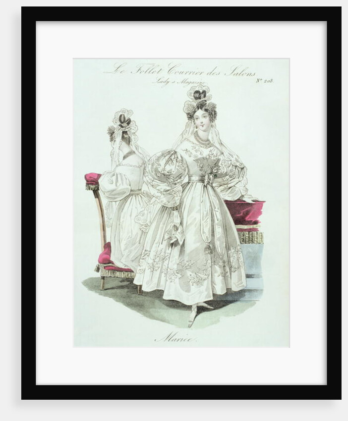 Wedding dress by French School