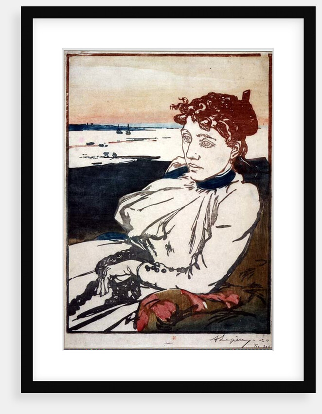 La Convalescante Mme.Lepere, 1892 by Auguste Lepere