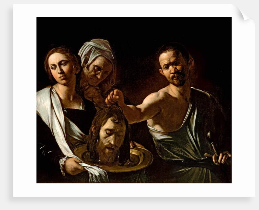 Salome Receives the Head of Saint John the Baptist, c.1609-10 by Michelangelo Merisi da Caravaggio