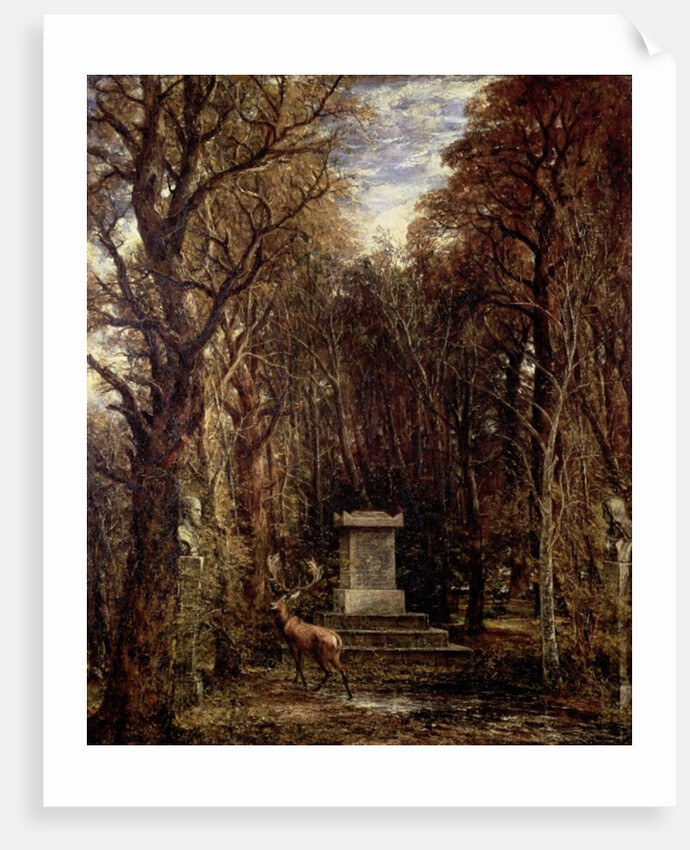 Cenotaph to the Memory of Sir Joshua Reynolds, c.1833-6 by John Constable