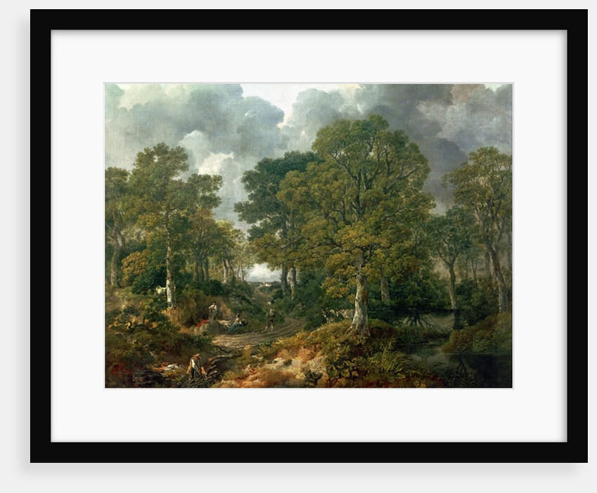 Cornard Wood, near Sudbury, Suffolk, 1748 by Thomas Gainsborough