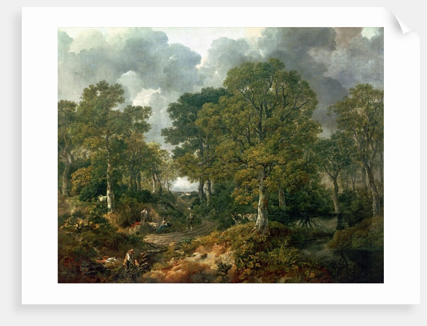 Cornard Wood, near Sudbury, Suffolk, 1748 by Thomas Gainsborough