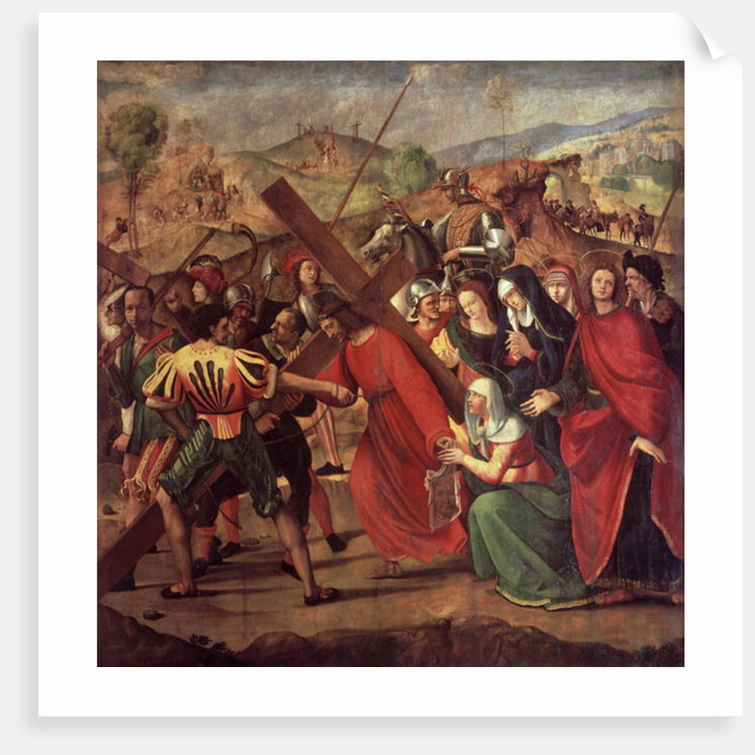 The Procession to Calvary, c.1505 by Ridolfo Il (1483-1561) Ghirlandaio