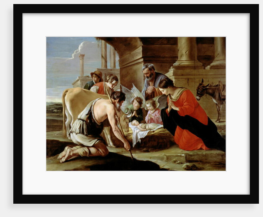 The Adoration of the Shepherds, c.1640 by Antoine and Louis & Mathieu (1607-77) Le Nain
