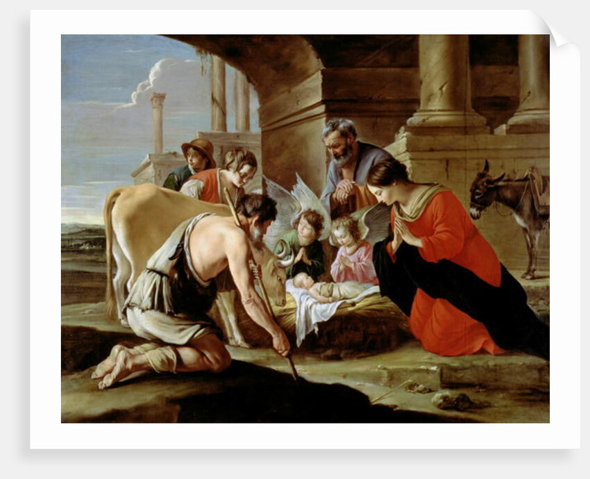 The Adoration of the Shepherds, c.1640 by Antoine and Louis & Mathieu (1607-77) Le Nain