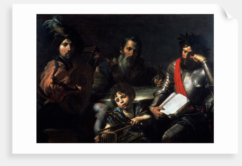 The Four Ages of Man, c.1629 by Valentin de Boulogne