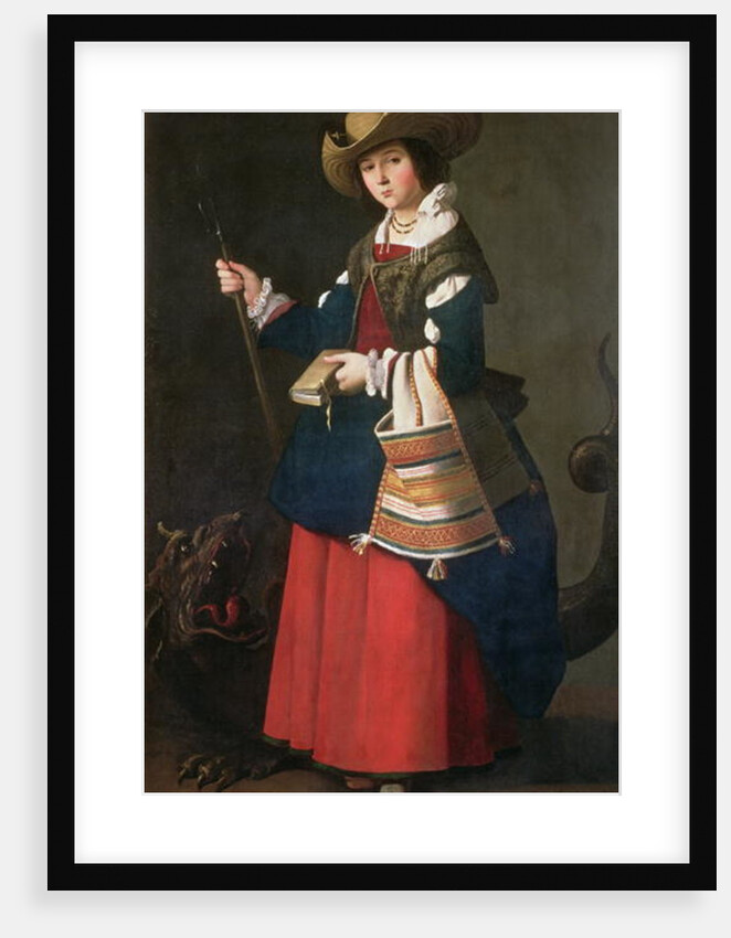 Saint Margaret of Antioch, 1630-4 by Francisco de Zurbaran