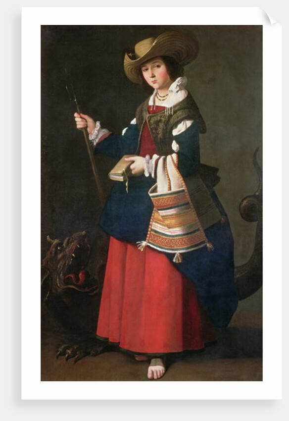 Saint Margaret of Antioch, 1630-4 by Francisco de Zurbaran