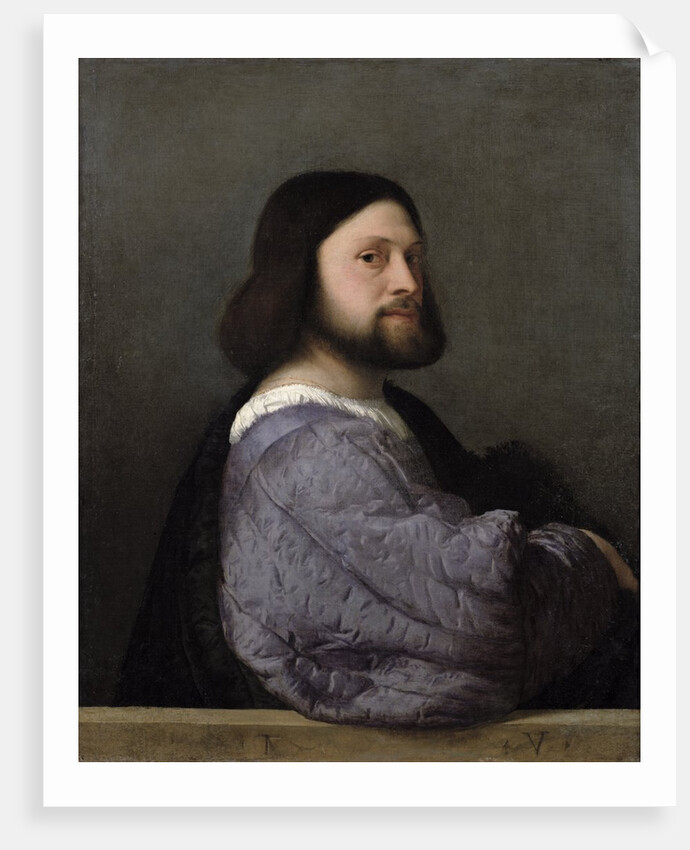 A Man with a Quilted Sleeve, c.1512 by Titian (c.1488-1576)