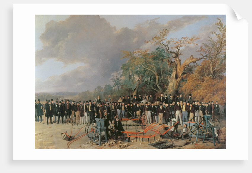 A Meeting of the English Royal Agricultural Society at Bristol Detail of Machinery and Farmers, 1842 by Richard Ansdell