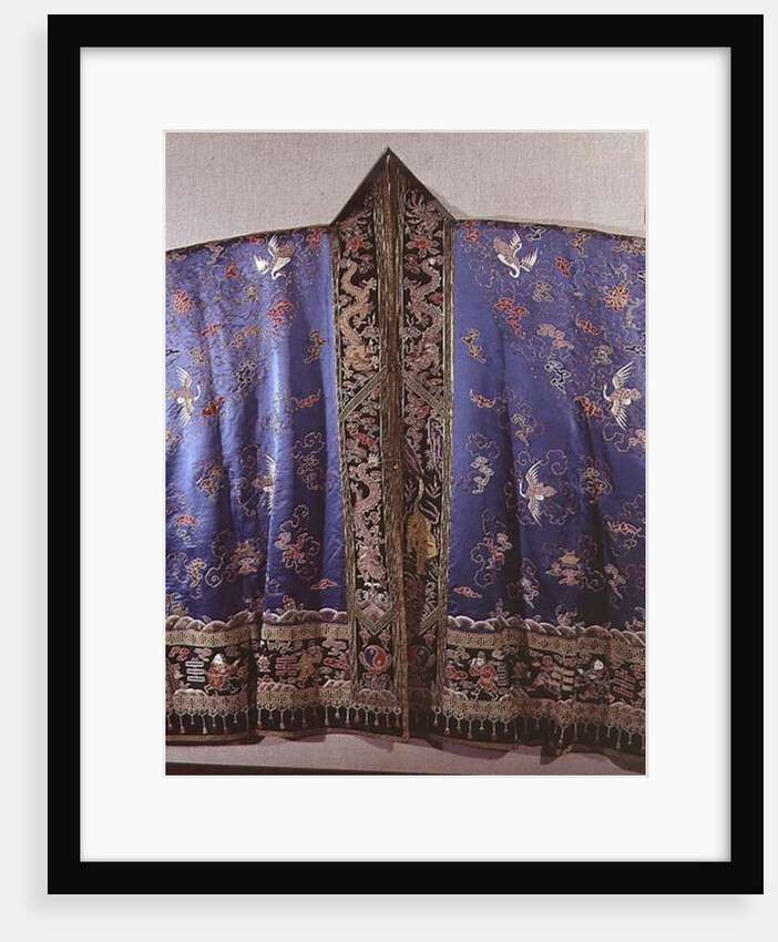 Taoist Robe From an Imperial Temple, with Emblems of the Sun and Moon, Chinese, Ch'ing Dynasty, 18th century, by Anonymous
