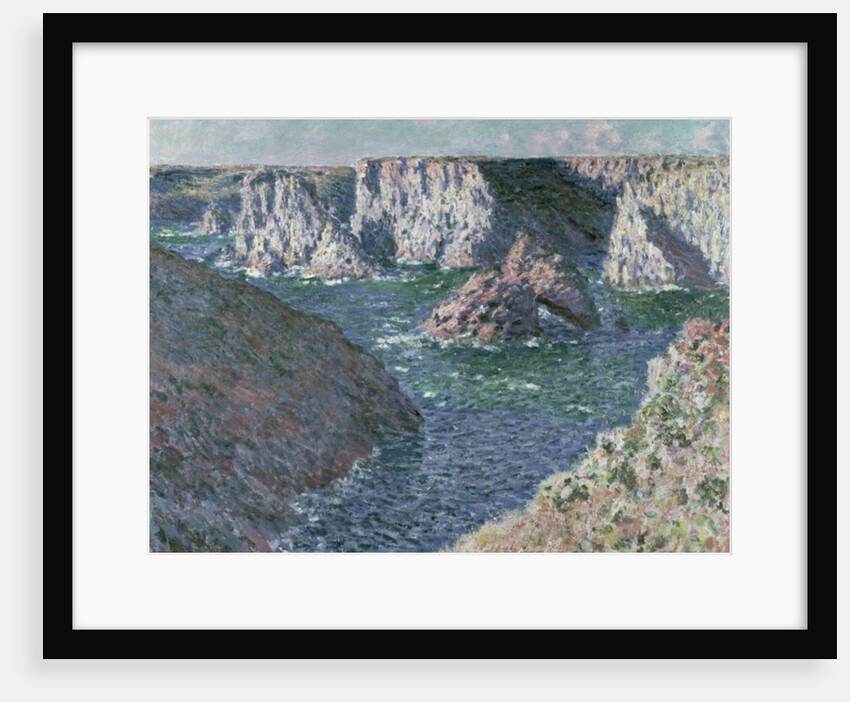 The Rocks of Belle Ile, 1886 by Claude Monet