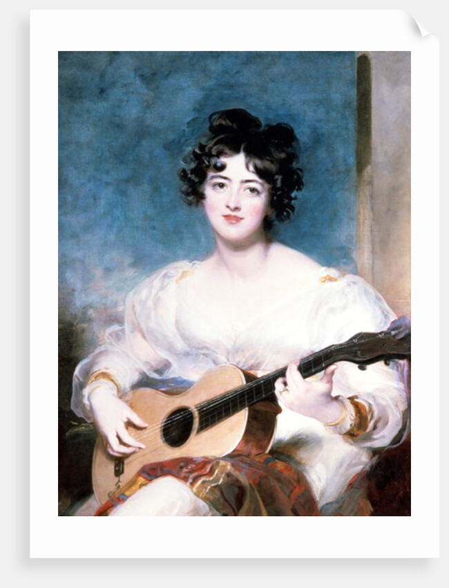 Lady Wallscourt, 1825 by Thomas Lawrence