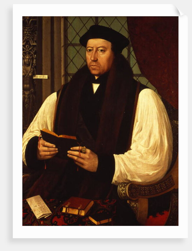Portrait of Thomas Cranmer 1546 by Gerlach Flicke