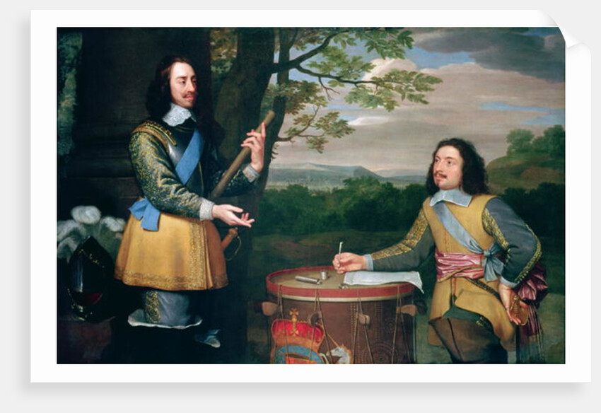 Portrait of Charles I King of England and Sir Edward Walker by English School