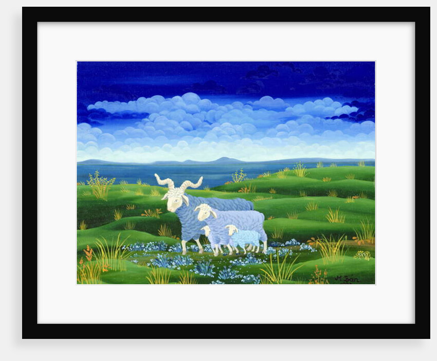 Journey in the Blue, 1998 by Magdolna Ban